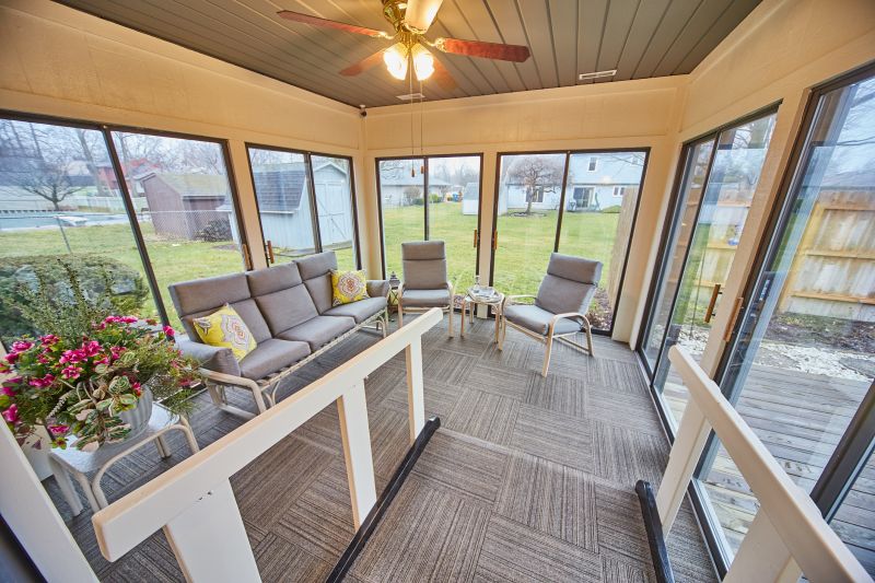 Sunroom with Deck Access